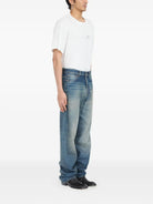 COTTON DENIM PANTS MM6 MAISON MARGIELA