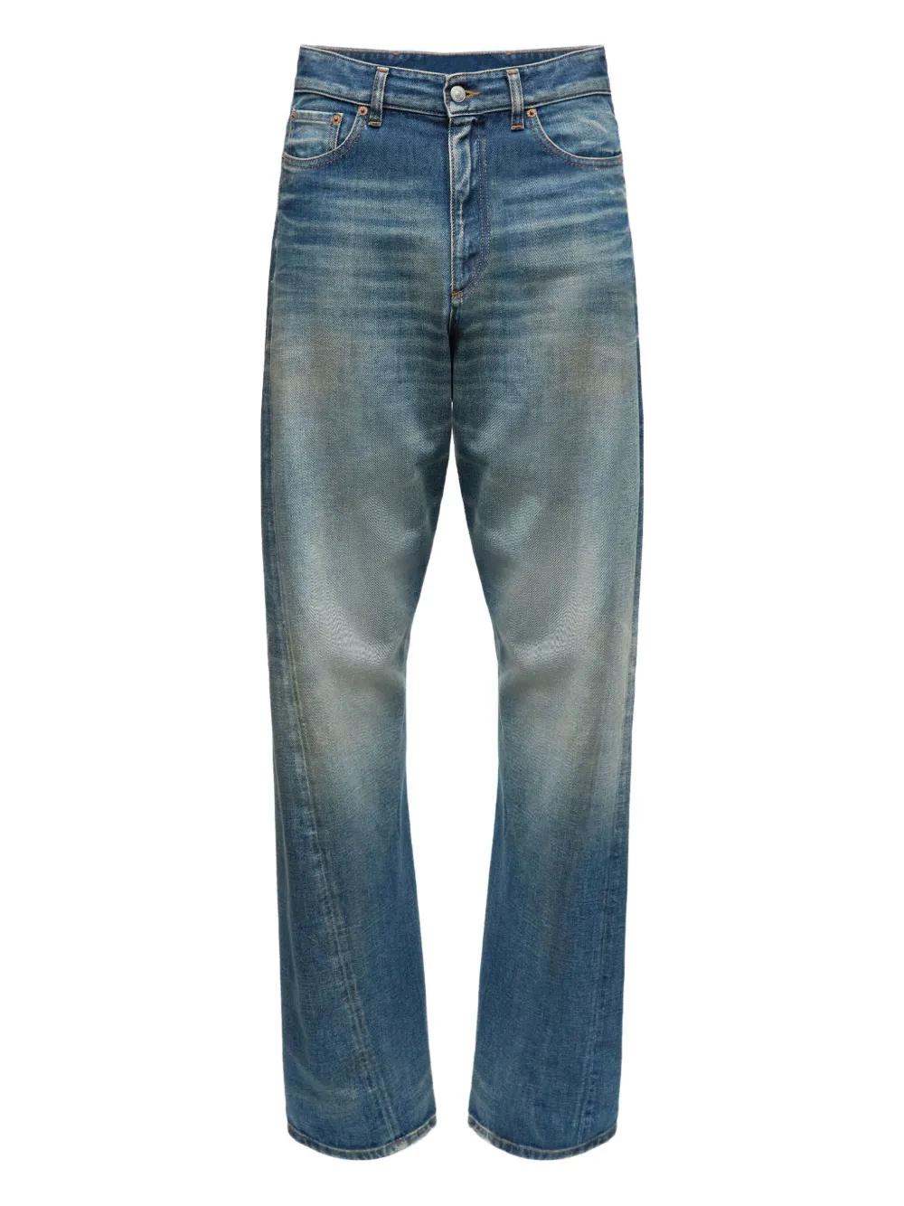 COTTON DENIM PANTS MM6 MAISON MARGIELA BLUE 30