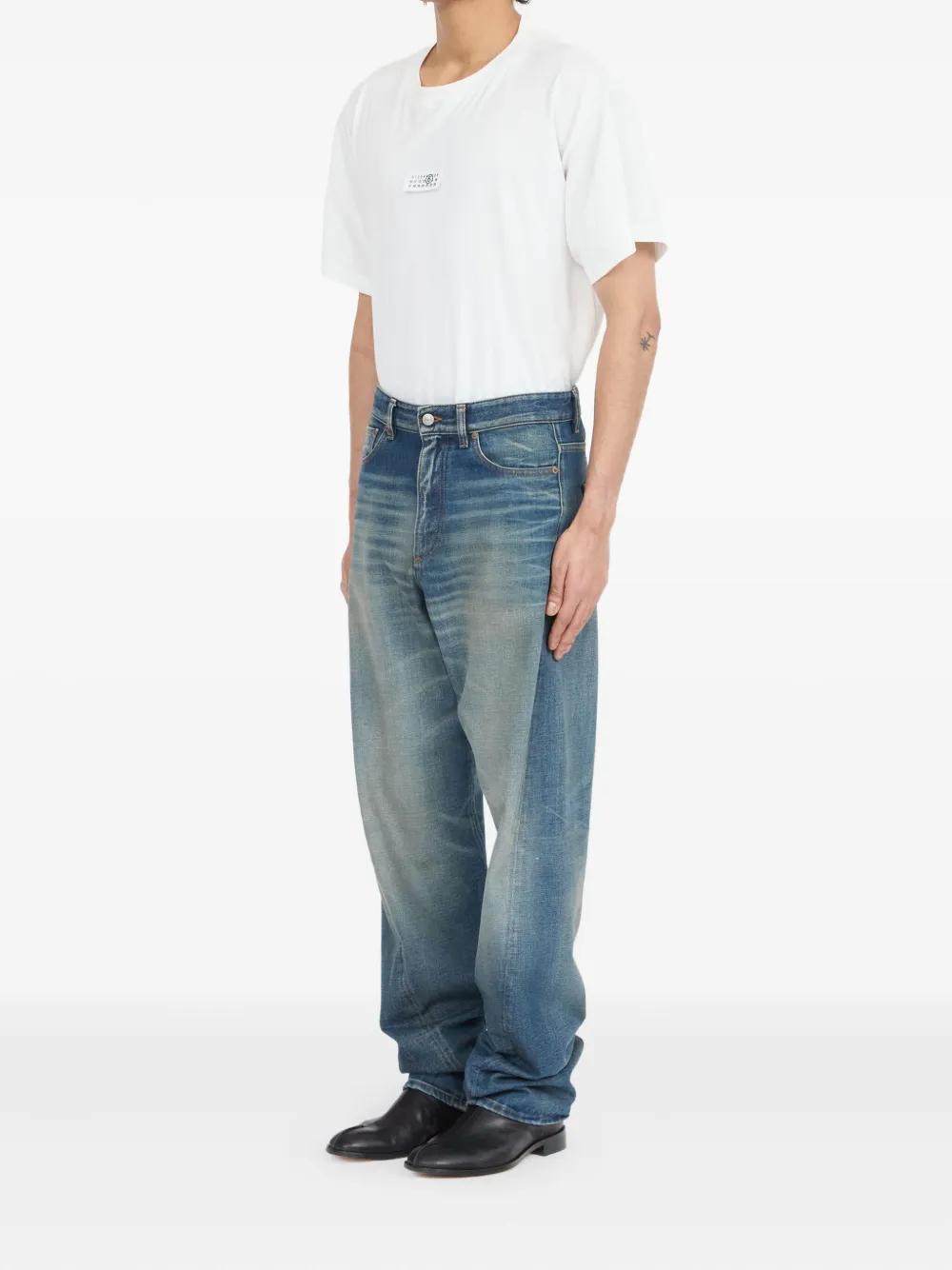 COTTON DENIM PANTS MM6 MAISON MARGIELA