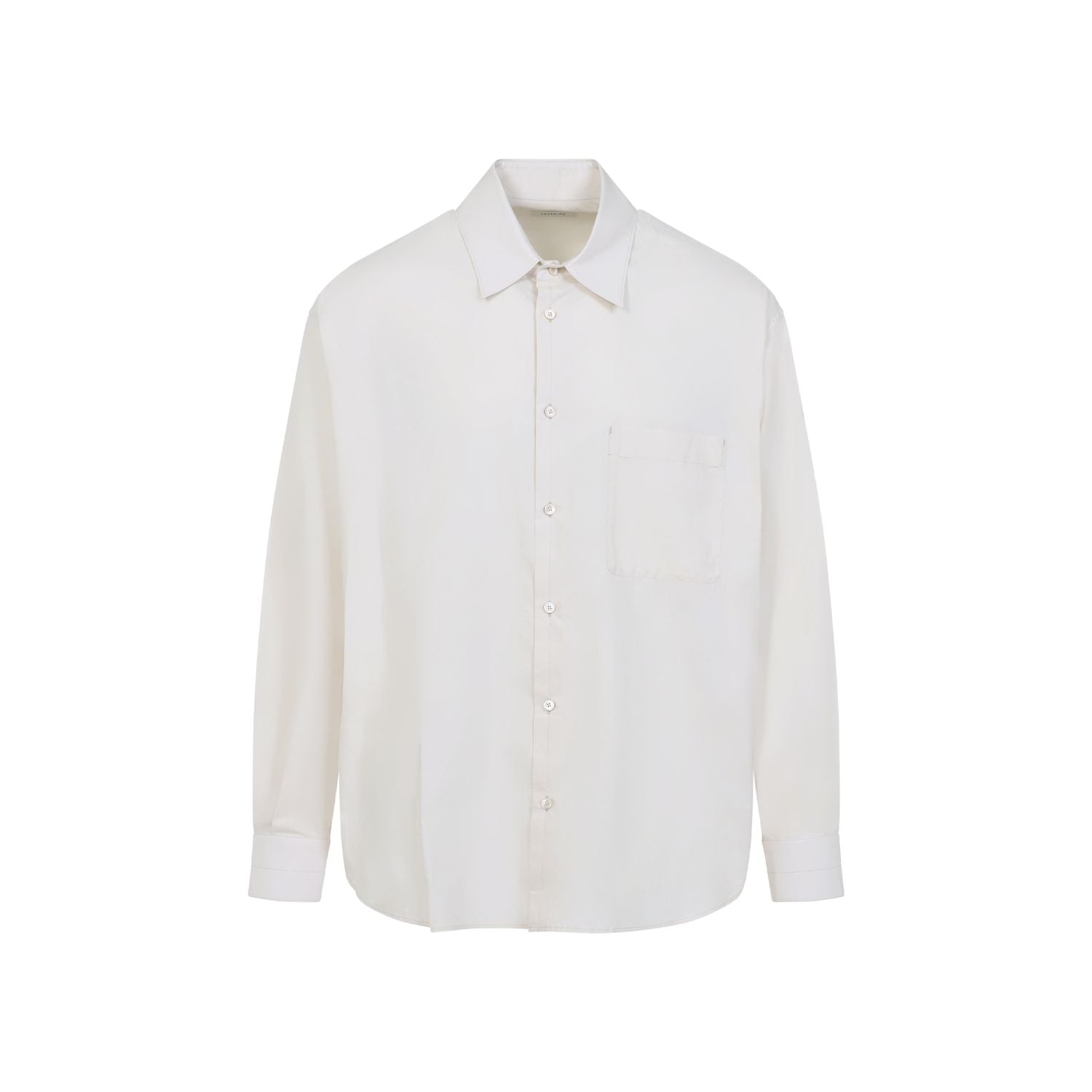 BEIGE COTTON SILK SHIRTS Lemaire