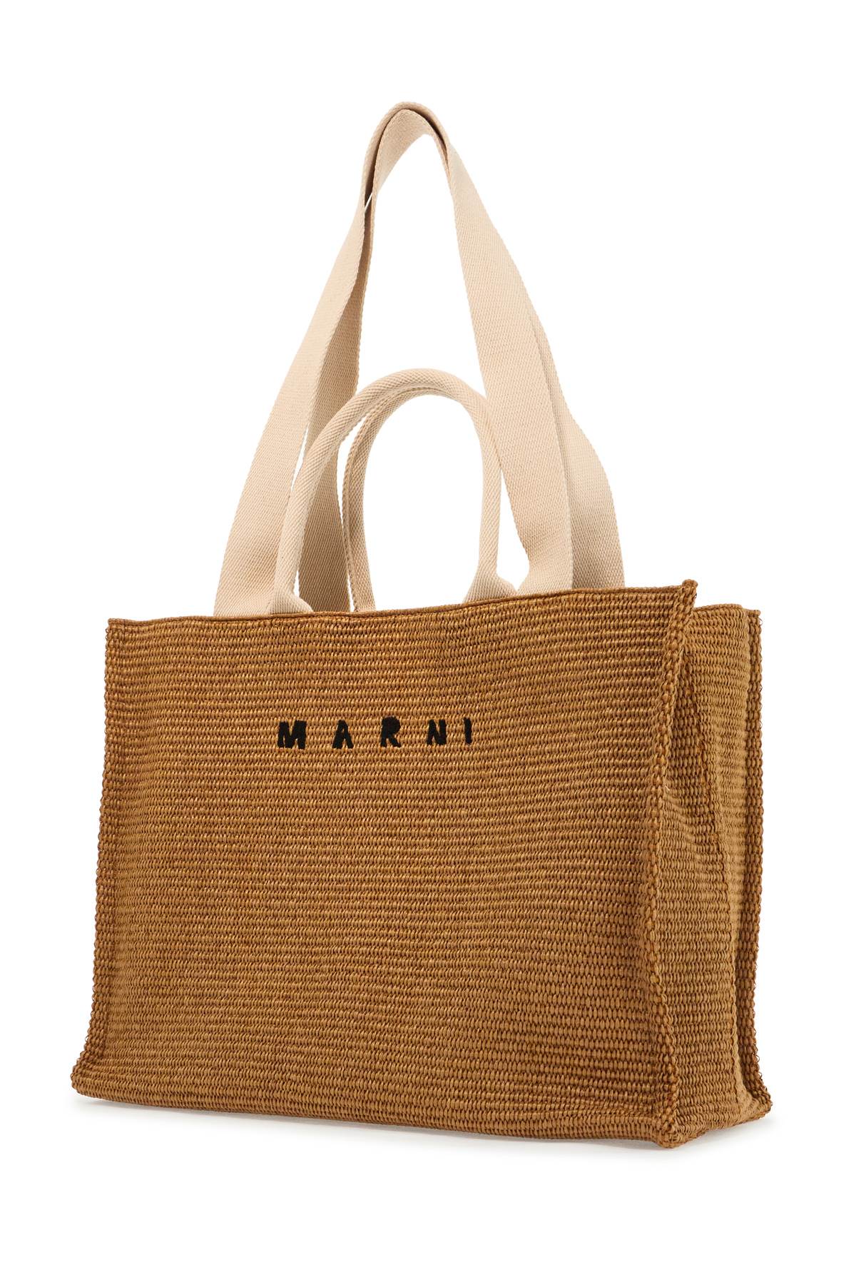 BISCUIT RAFFIA SHOPPING BAG Marni