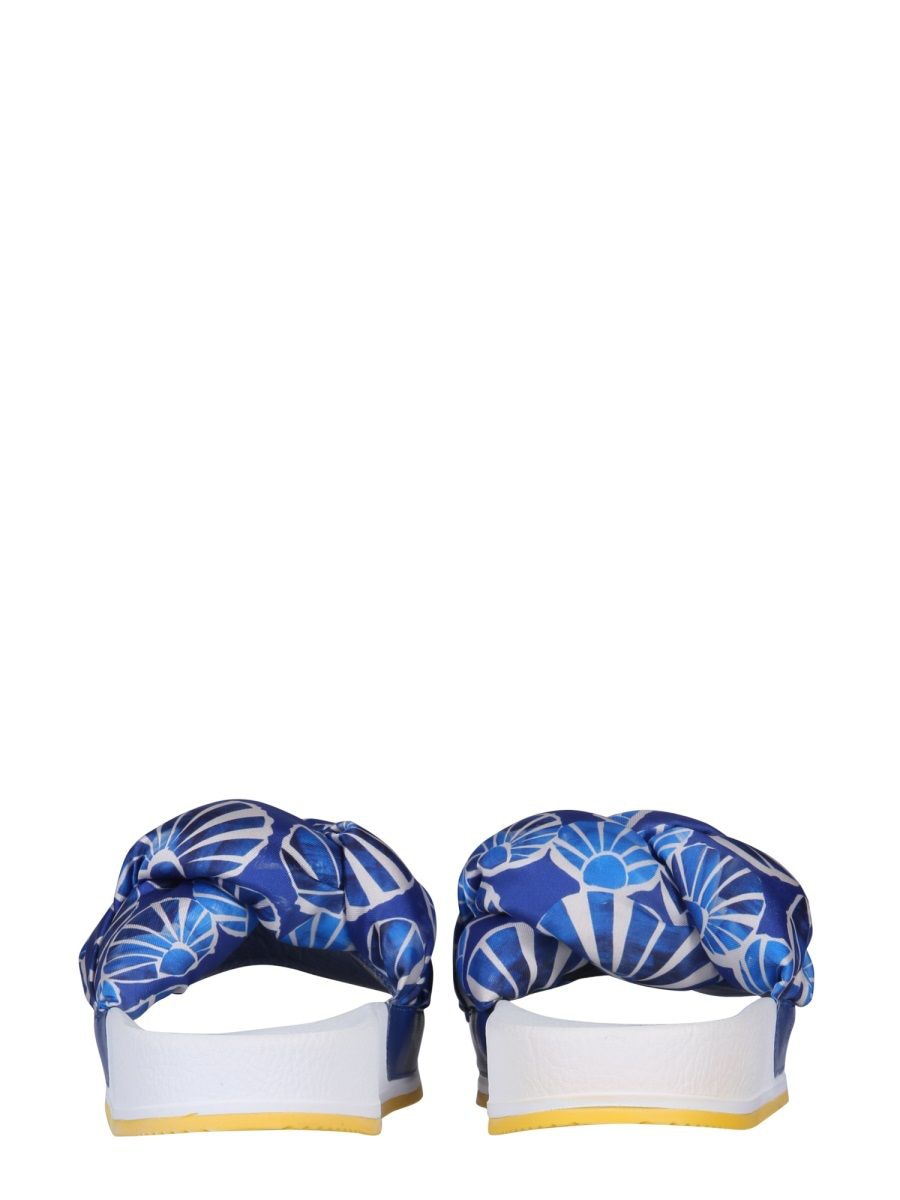 BRAID SLIDE SANDALS La Double J