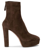 BROWN CALF LEATHER ANKLE BOOTS Aquazzura BROWN 40
