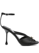 SIVA 95 SATIN SANDALS Jimmy Choo BLACK 41