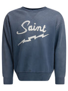COTTON SWEATSHIRT SAINT MXXXXXX BLUE S
