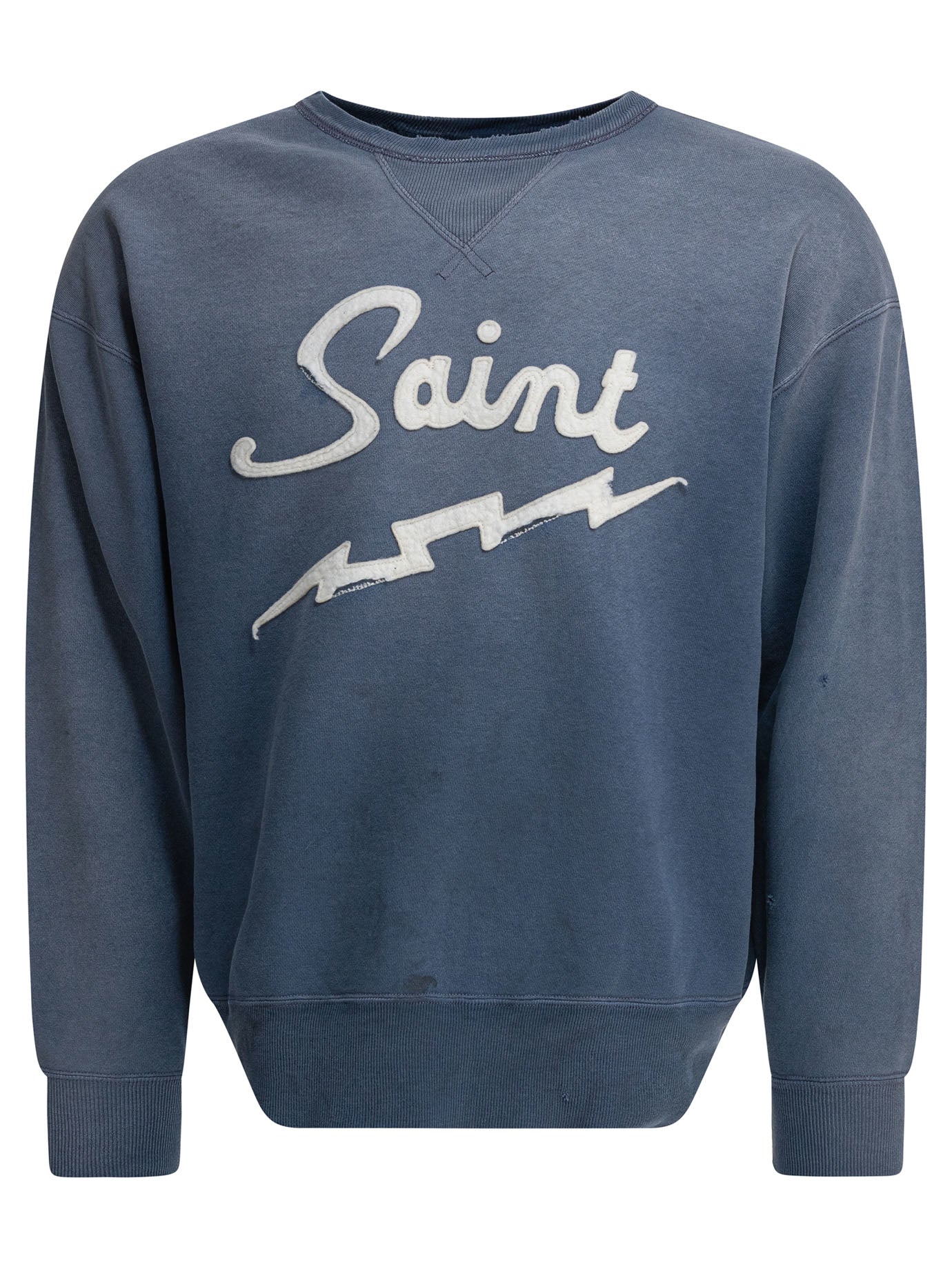 COTTON SWEATSHIRT SAINT MXXXXXX BLUE S