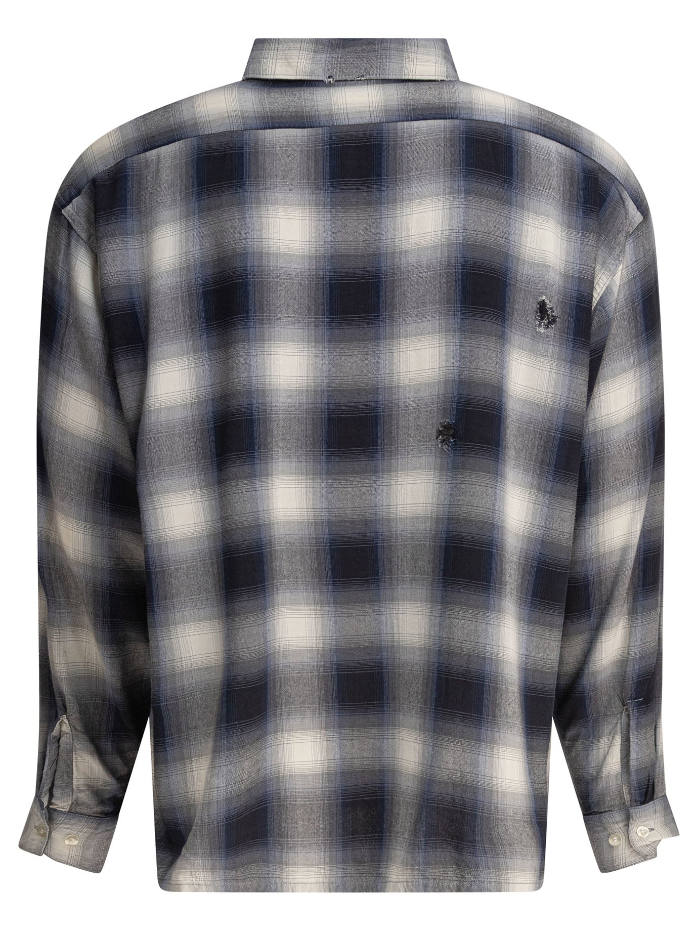 BLUE RAYON SHIRT SAINT MXXXXXX