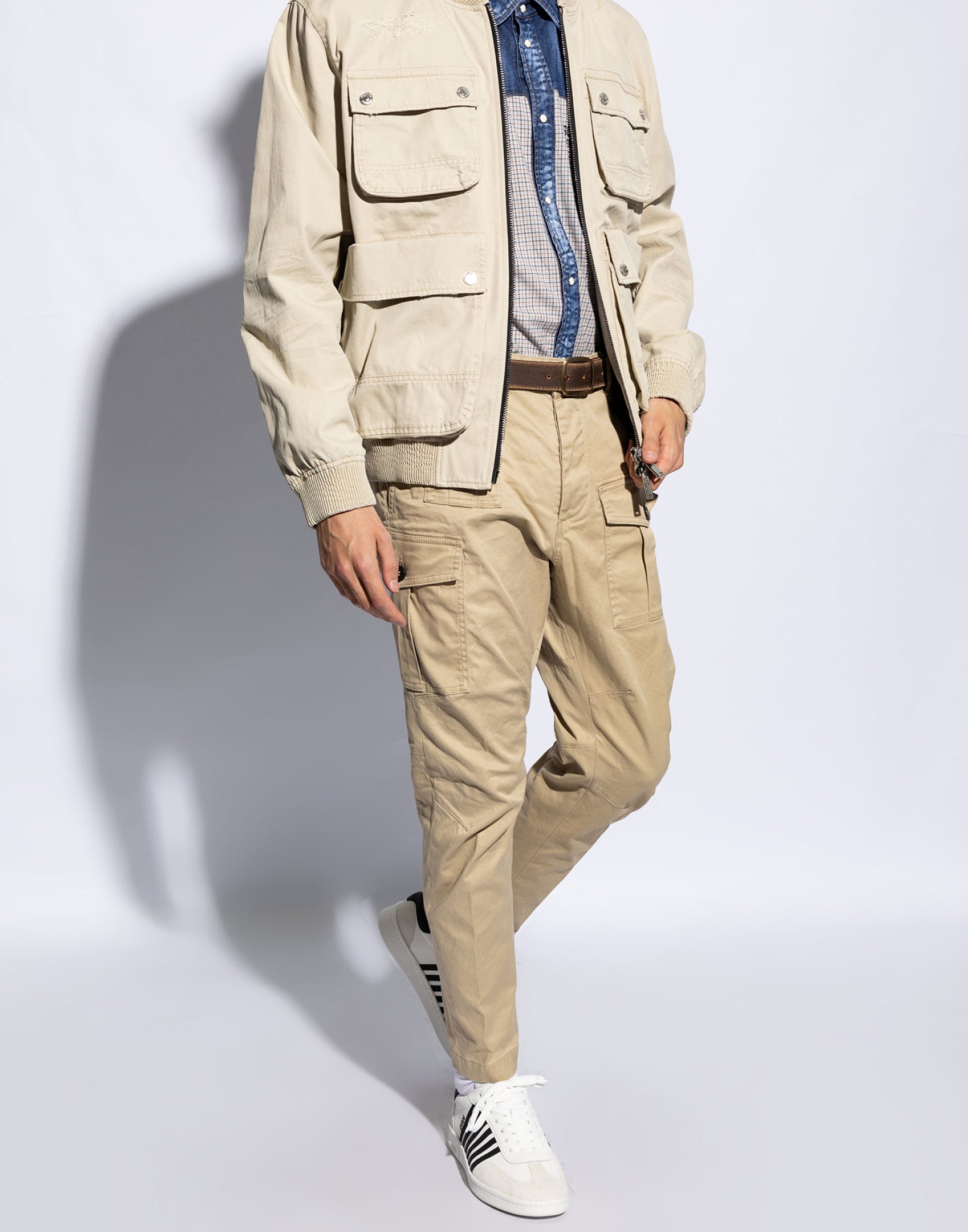 BOXER LOW-TOP SNEAKERS DSQUARED2