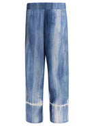 LIGHT BLUE SILK TROUSERS SLEEP NO MORE LIGHT BLUE S