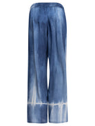 LIGHT BLUE SILK TROUSERS SLEEP NO MORE