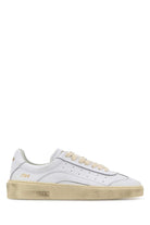 WHITE LEATHER RIDER SNEAKERS DSQUARED2 WHITE 36