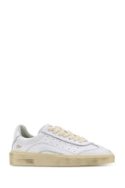 WHITE LEATHER RIDER SNEAKERS DSQUARED2