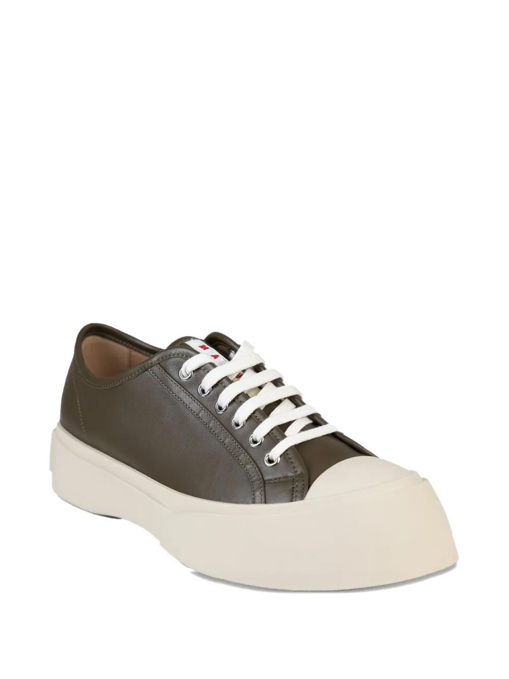 PABLO LEATHER PLATFORM TRAINERS Marni