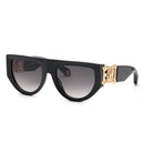 NERO LUCIDO ACETATE AND METAL SUNGLASSES Roberto Cavalli NERO LUCIDO 56