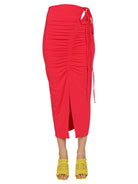 JERSEY SKIRT Self-Portrait FUCHSIA 8
