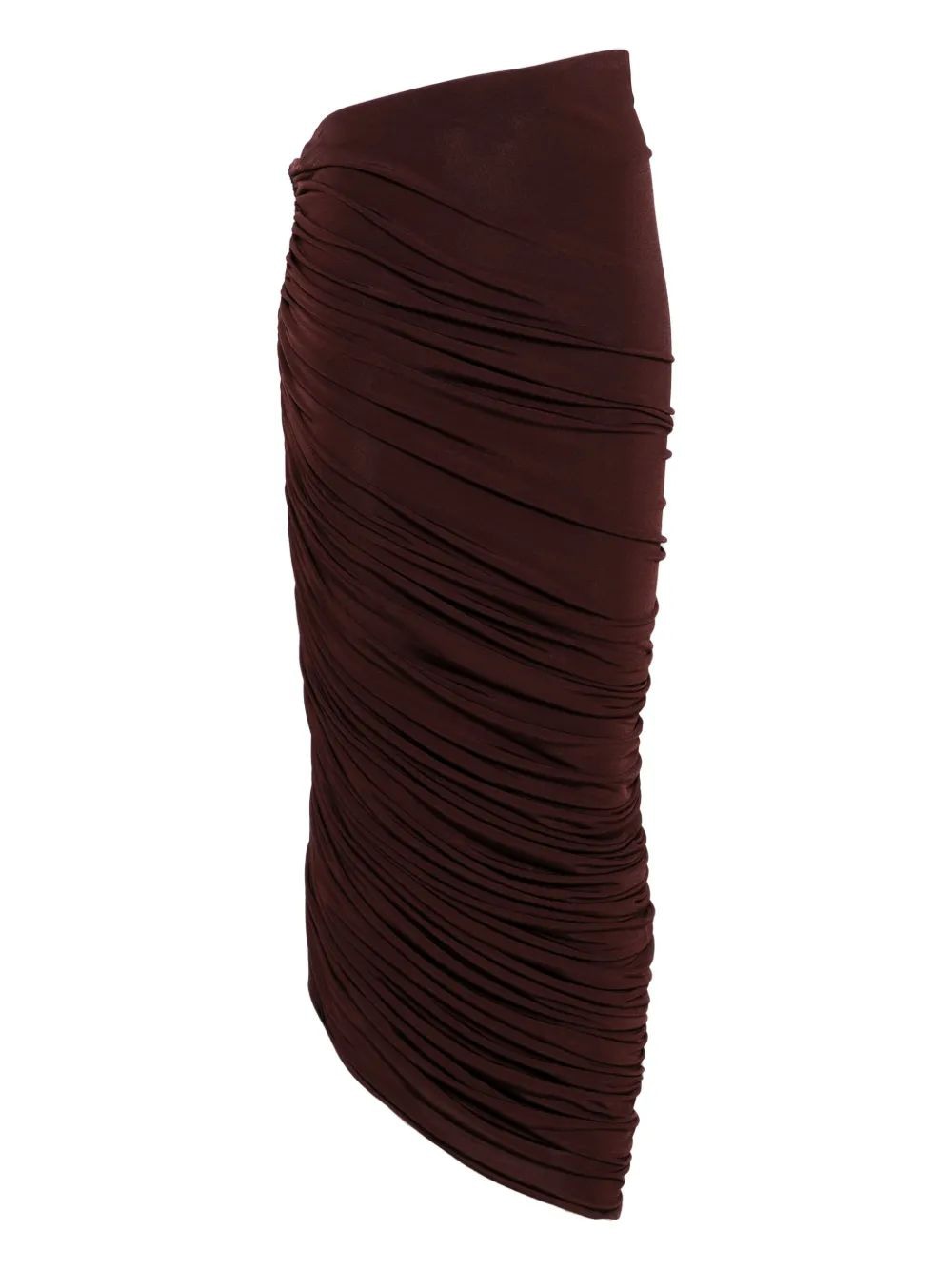 MAGDA BUTRYM ASYMMETRIC MAXI SKIRT Magda Butrym RED 36