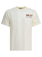 BEIGE COTTON T-SHIRT SUN SURF BEIGE L