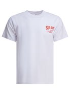 WHITE COTTON T-SHIRT SUN SURF WHITE L