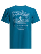 BLUE COTTON T-SHIRT SUN SURF