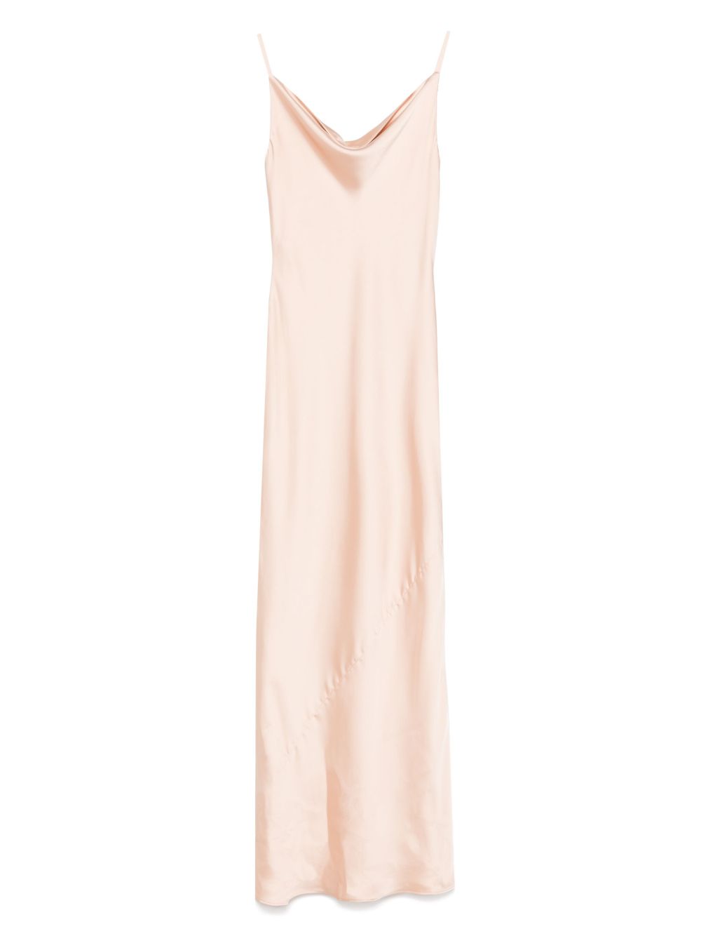 MARIA SLIP GOWN DRESS Norma Kamali POWDER XXXS
