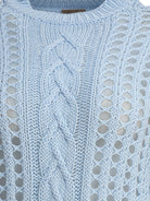 COTTON LIGHT BLUE KNITWEAR RAKKI
