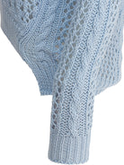 COTTON LIGHT BLUE KNITWEAR RAKKI