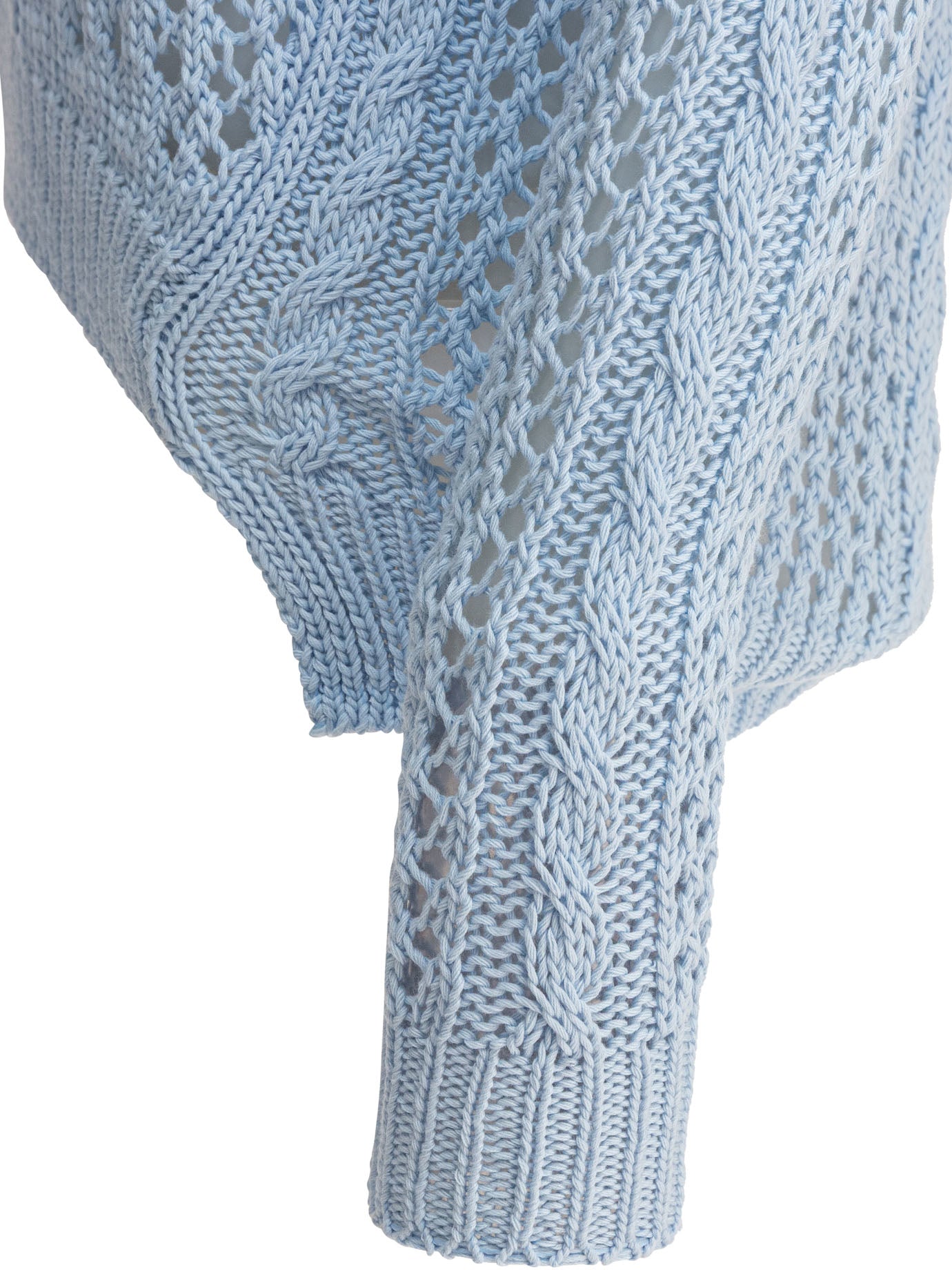 COTTON LIGHT BLUE KNITWEAR RAKKI