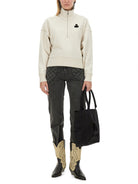 MELANGE SAND COTTON BLEND ROSS SWEATSHIRT Isabel Marant Etoile