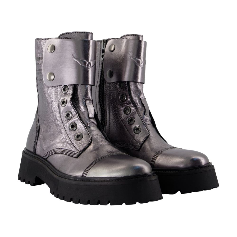 JOE FAST ANKLE BOOTS ZADIG&VOLTAIRE GUN 36