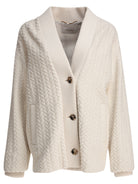 WHITE WOOL COAT Agnona WHITE 40
