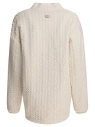 WHITE WOOL COAT Agnona