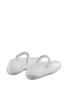 CLEAR JELLY BALLERINA FLATS WITH CRYSTAL EMBELLISHMENT Jimmy Choo