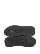 SUEDE LEATHER LOW-TOP SNEAKERS WITH PANELS PHILIPPE MODEL PARIS