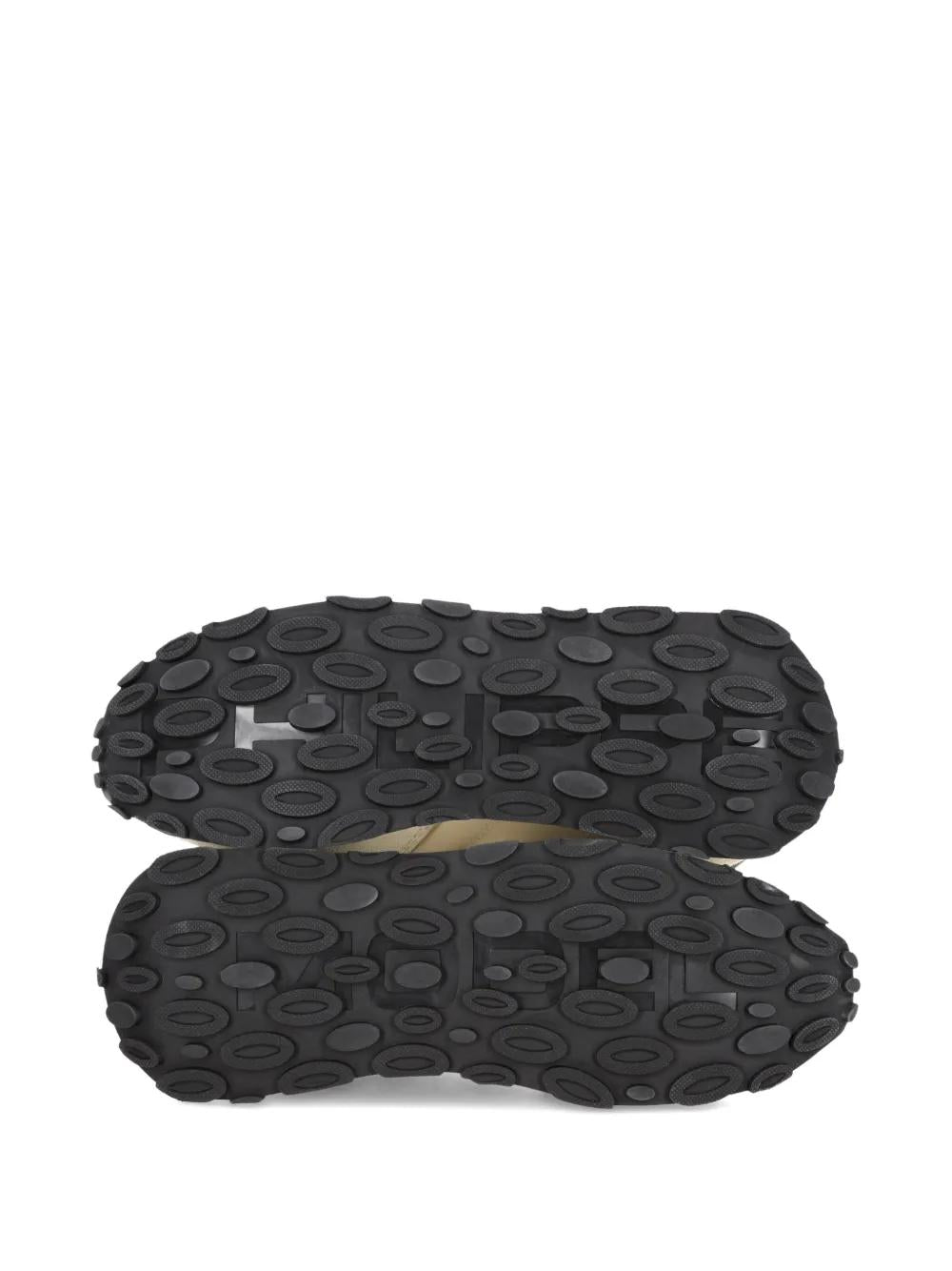 TROPEZ HAUTE LOGO SNEAKERS WITH LEATHER PANELING PHILIPPE MODEL PARIS