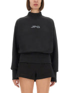 BLACK ORGANIC COTTON SWEATSHIRTS JEAN PAUL GAULTIER