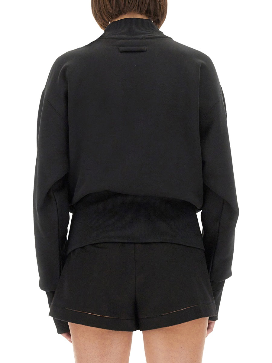 BLACK ORGANIC COTTON SWEATSHIRTS JEAN PAUL GAULTIER BLACK XS