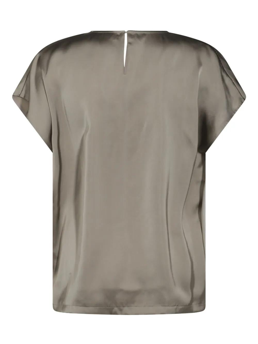 FABIANA FILIPPI SATIN T-SHIRT Fabiana Filippi
