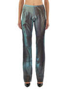 MULTICOLOUR POLYAMIDE TROUSERS JEAN PAUL GAULTIER MULTICOLOUR XS