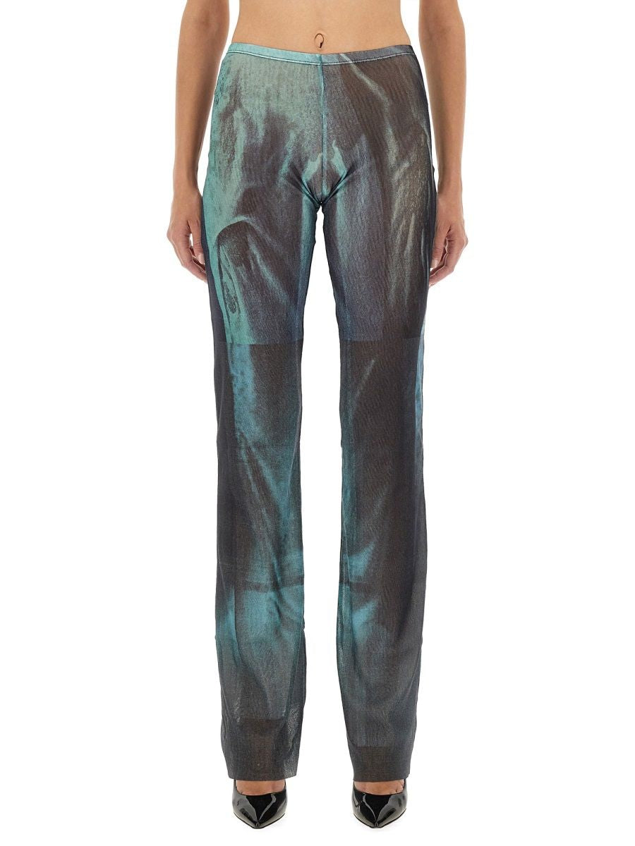 MULTICOLOUR POLYAMIDE TROUSERS JEAN PAUL GAULTIER MULTICOLOUR XS