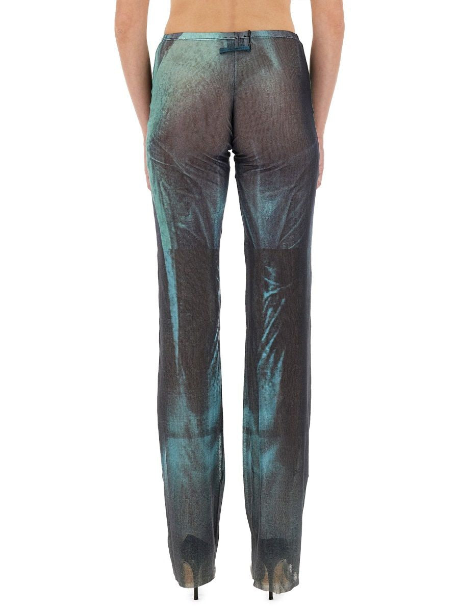 MULTICOLOUR POLYAMIDE TROUSERS JEAN PAUL GAULTIER