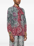 PRINTED SILK SHIRT Pierre Louis Mascia