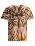 BROWN COTTON T-SHIRT GALLERY DEPT.