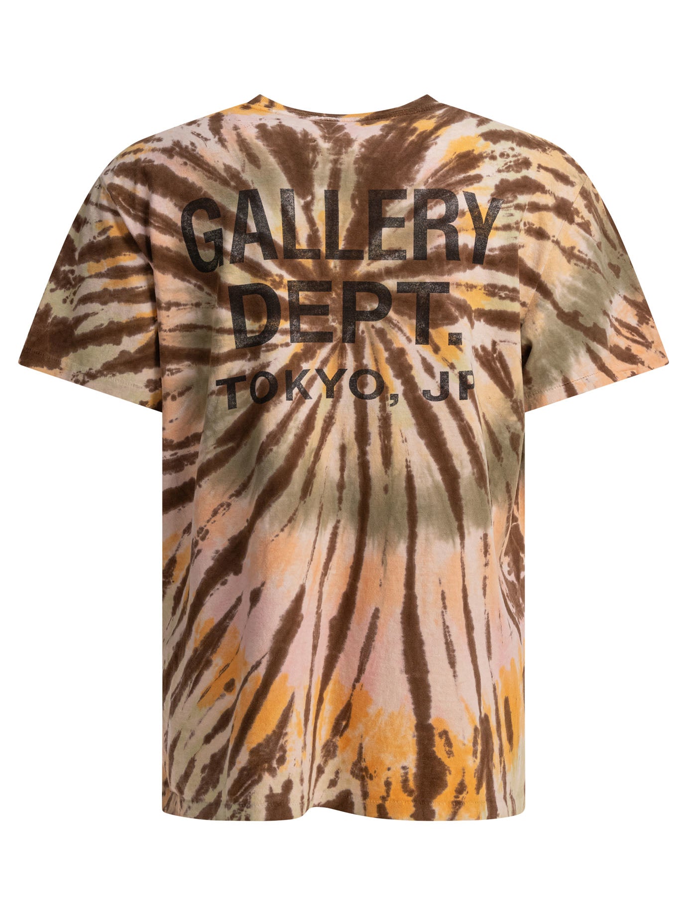 BROWN COTTON T-SHIRT GALLERY DEPT.