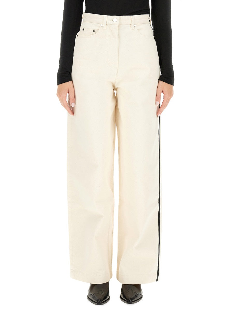 WIDE JEANS. PETER DO WHITE 25