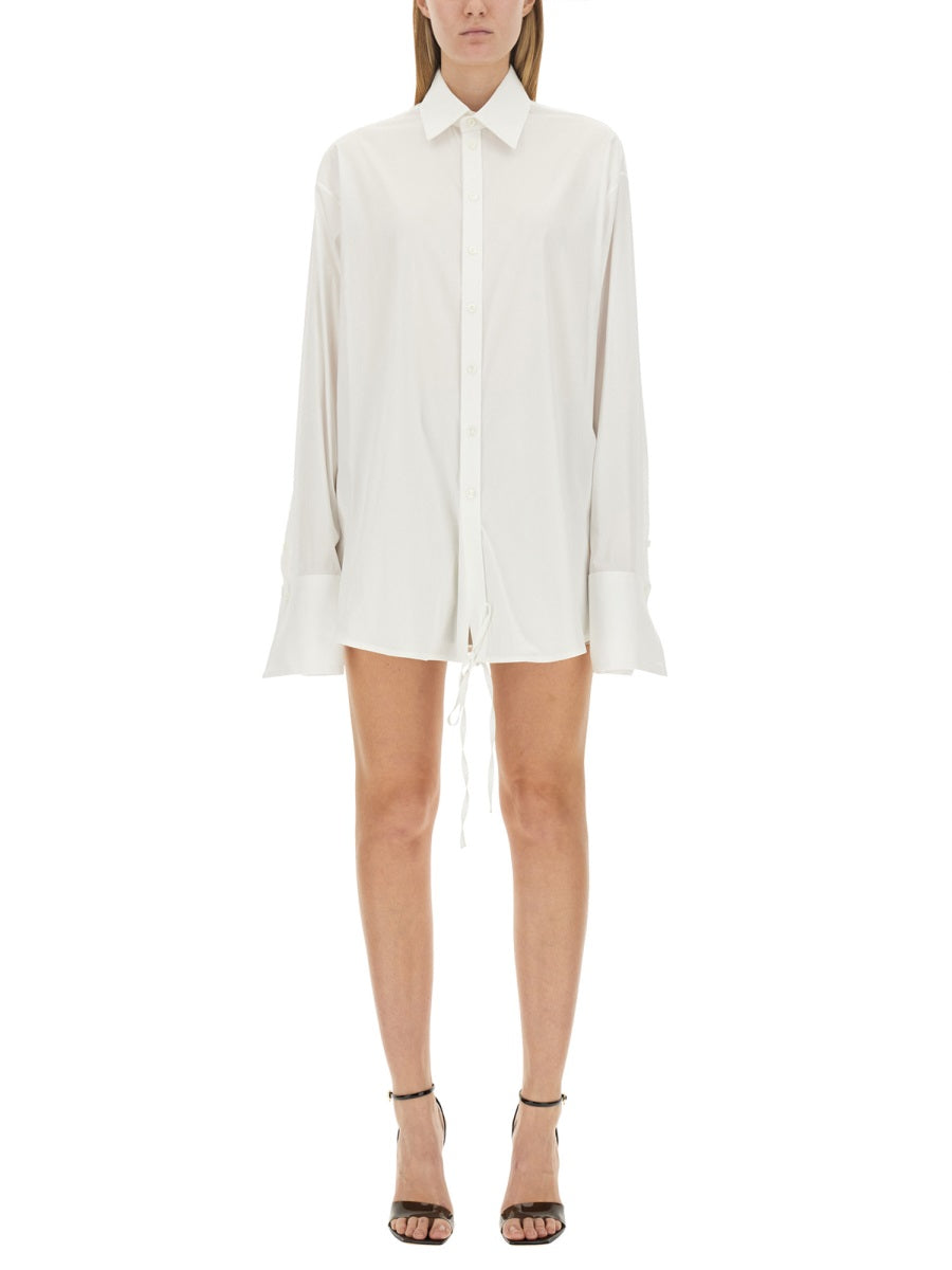 DRAWSTRING SHIRT PETER DO WHITE XS