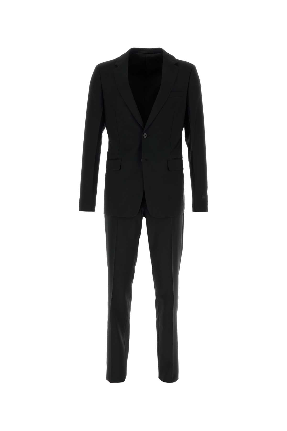 BLACK WOOL BLEND SUIT Prada BLACK 52