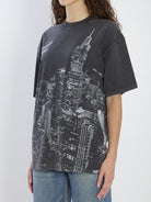 T-SHIRT WITH RHINESTONES Alexander wang