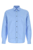 CERULEAN BLUE POPLIN SHIRT Prada LIGHT BLUE 39