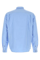 CERULEAN BLUE POPLIN SHIRT Prada