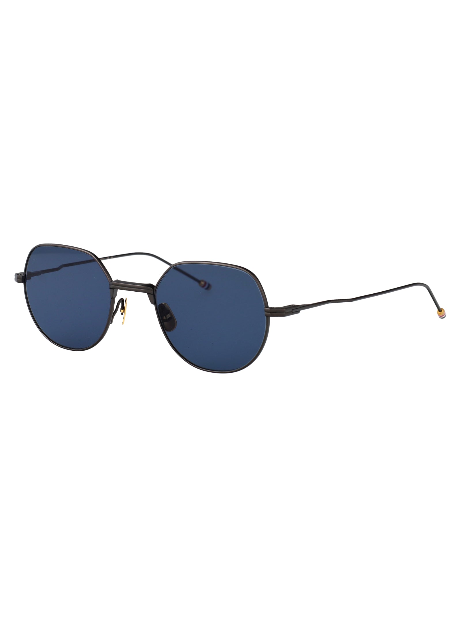 BLACK IRON / 18K GOLD PLATE TITANIUM TITANIUM SUNGLASSES Thom Browne